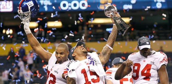 ניו יורק ג'איינטס זוכה בסופרבול 2012, פוטבול, NFL / צלם: רויטרס